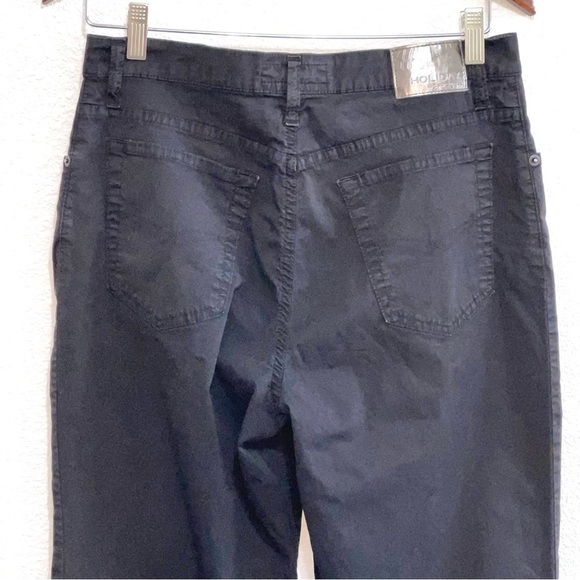 Holiday Men Taglia 48 Black Bi-Stretch Pants Size 34 - Picture 6 of 11